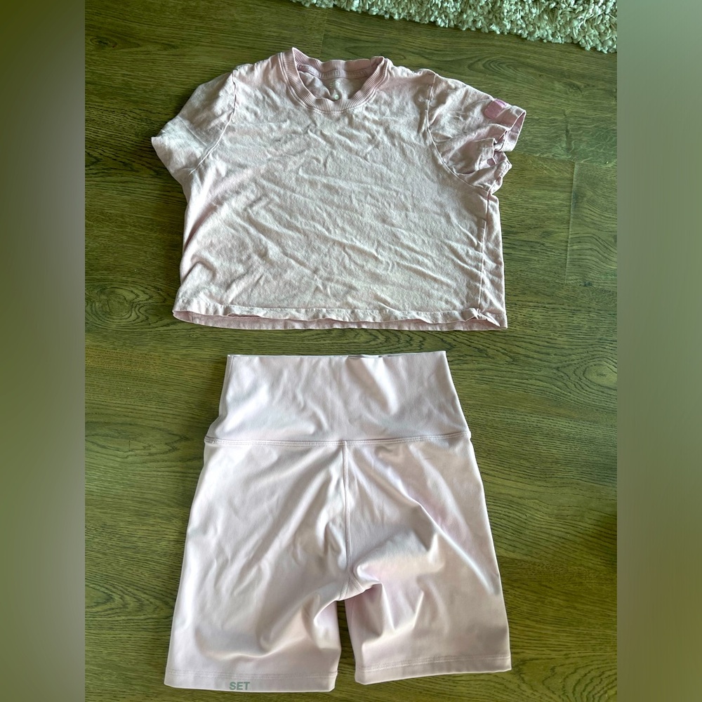 SET Active Light Pink Set